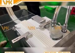 Hình ảnh dây chuyền bánh gạo do VMK sản xuất